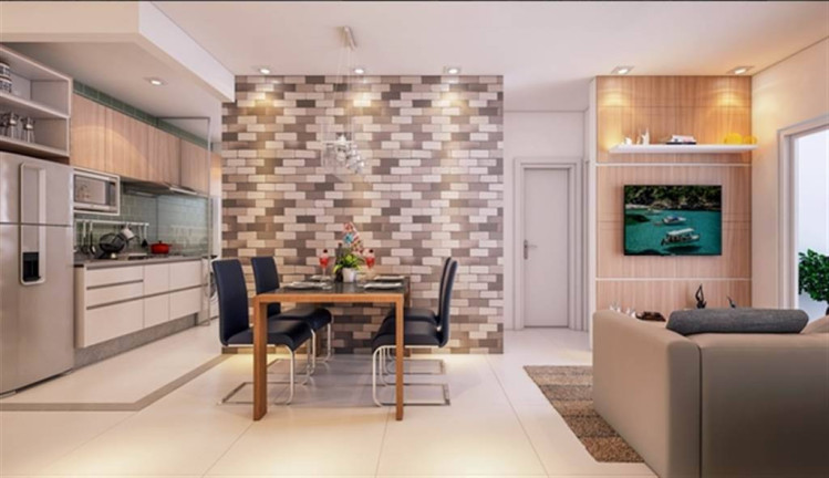 Apartamento com 2 Quartos à Venda, 47 m² em Parque Sao Vicente - Sao Vicente