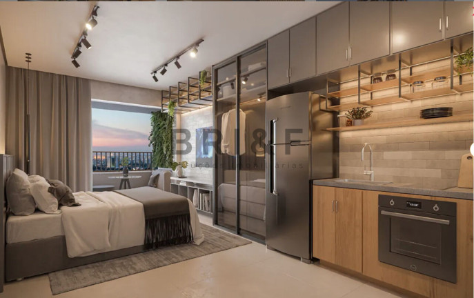 Apartamento com 1 Quarto à Venda, 23 m² em Brooklin - São Paulo