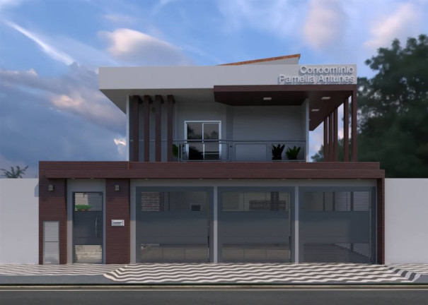 Sobrado com 2 Quartos à Venda, 79 m² em Aviação - Praia Grande
