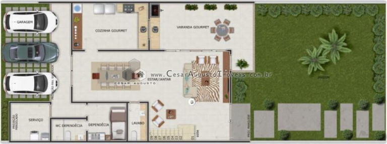 Imagem Casa com 3 Quartos à Venda, 229 m² em Sapiranga - Fortaleza Imagem Casa com 3 Quartos à Venda, 229 m² em Sapiranga - Fortaleza