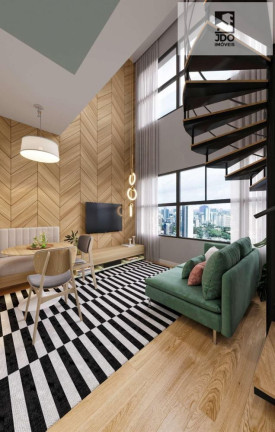 Imagem Apartamento com 1 Quarto à Venda, 39 m² em água Verde - Curitiba Imagem Apartamento com 1 Quarto à Venda, 39 m² em água Verde - Curitiba