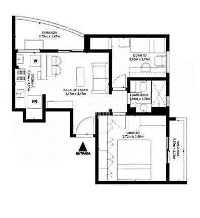 Imagem Apartamento com 2 Quartos à Venda, 57 m² em Vila Nova Conceição - São Paulo Imagem Apartamento com 2 Quartos à Venda, 57 m² em Vila Nova Conceição - São Paulo