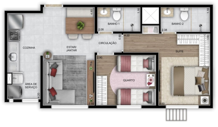 Imagem Apartamento com 1 Quarto à Venda, 36 m² em Setor Faiçalville - Goiânia Imagem Apartamento com 1 Quarto à Venda, 36 m² em Setor Faiçalville - Goiânia