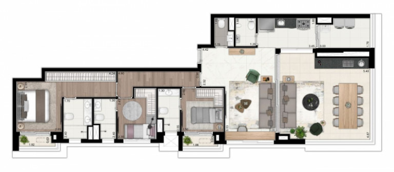 Imagem Apartamento com 3 Quartos à Venda, 133 m² em Santo Amaro - São Paulo Imagem Apartamento com 3 Quartos à Venda, 133 m² em Santo Amaro - São Paulo