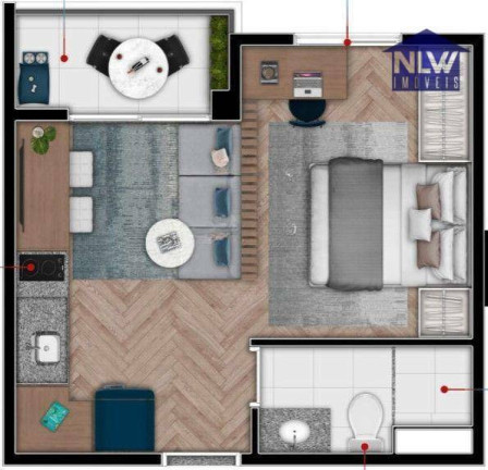 Studio com 1 Quarto à Venda, 26 m² em Vila Mariana - São Paulo