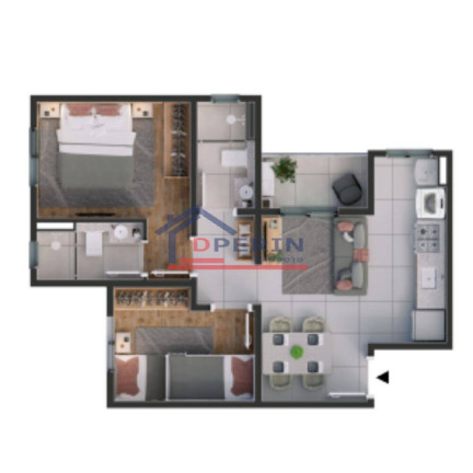 Imagem Apartamento com 2 Quartos à Venda, 48 m² em Residencial Parati - São Carlos Imagem Apartamento com 2 Quartos à Venda, 48 m² em Residencial Parati - São Carlos