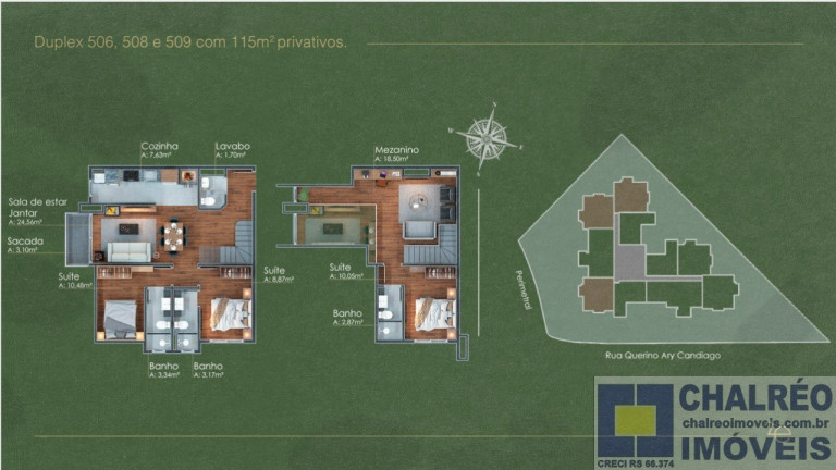Imagem Imóvel com 3 Quartos à Venda, 115 m² em Candiago - Gramado