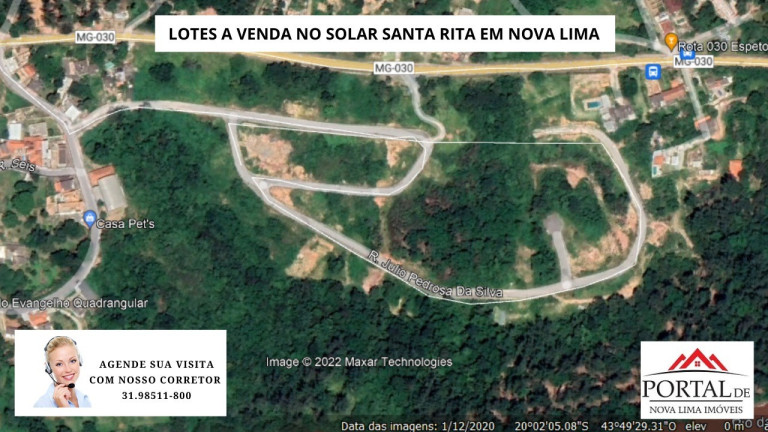 Imagem Terreno à Venda, 202 m² em Solar Santa Rita - Nova Lima