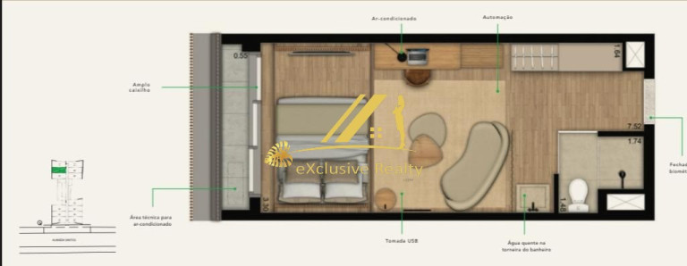 Imagem Imóvel com 1 Quarto à Venda, 34 m² em Cerqueira César - São Paulo Imagem Imóvel com 1 Quarto à Venda, 34 m² em Cerqueira César - São Paulo