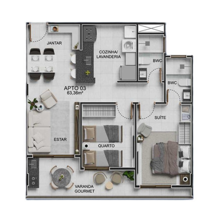 Imagem Apartamento com 2 Quartos à Venda, 60 m² em Intermares - Cabedelo Imagem Apartamento com 2 Quartos à Venda, 60 m² em Intermares - Cabedelo