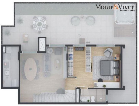 Imagem Apartamento com 2 Quartos à Venda, 55 m² em Portão - Curitiba Imagem Apartamento com 2 Quartos à Venda, 55 m² em Portão - Curitiba