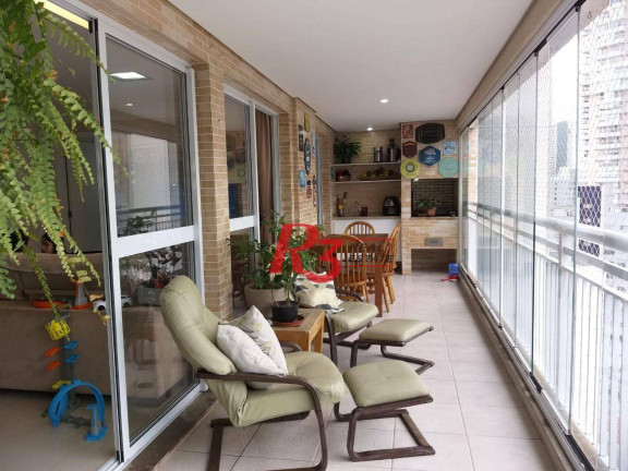 Apartamento com 3 Quartos à Venda, 130 m² em Gonzaga - Santos