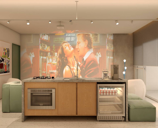 Imagem Apartamento com 1 Quarto à Venda, 54 m² em Canto Do Forte - Praia Grande