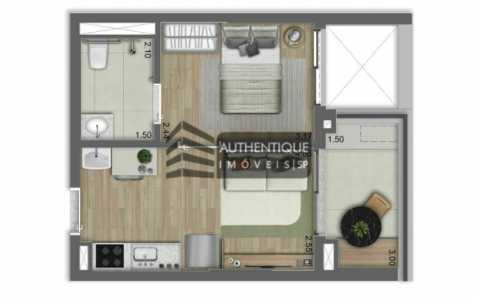 Imagem Apartamento com 1 Quarto à Venda, 34 m² em Alto Da Boa Vista - São Paulo Imagem Apartamento com 1 Quarto à Venda, 34 m² em Alto Da Boa Vista - São Paulo