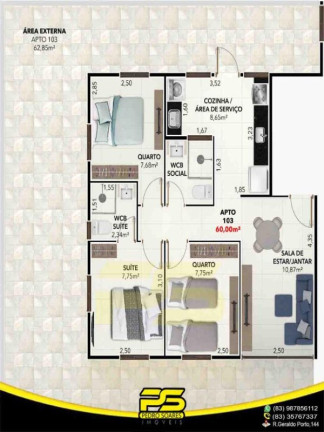 Imagem Apartamento com 2 Quartos à Venda, 49 m² em Bessa - João Pessoa Imagem Apartamento com 2 Quartos à Venda, 49 m² em Bessa - João Pessoa