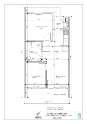 Imagem Casa com 2 Quartos à Venda, 92 m² em Jardim Betânia - Cachoeirinha