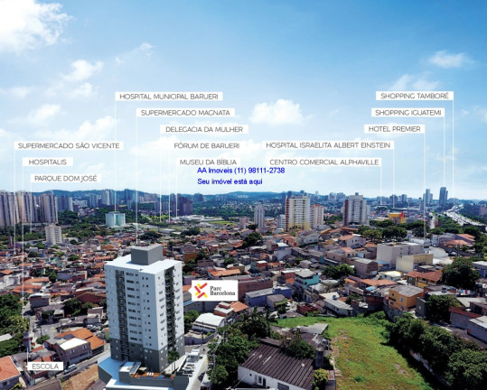 Imagem Flat com 1 Quarto à Venda, 38 m² em Vila São Luiz (centro) - Barueri Imagem Flat com 1 Quarto à Venda, 38 m² em Vila São Luiz (centro) - Barueri