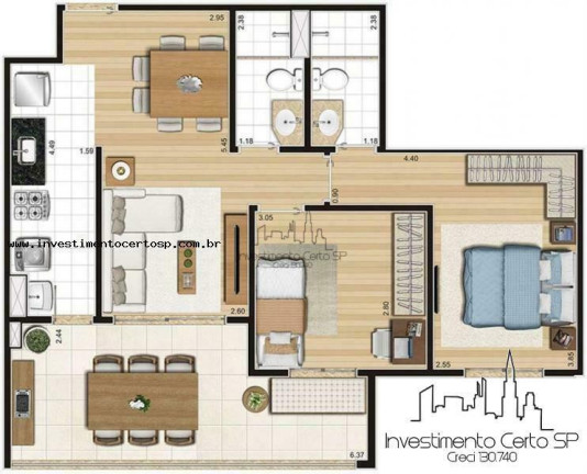 Imagem Apartamento com 2 Quartos à Venda, 70 m² em Ipiranga - São Paulo Imagem Apartamento com 2 Quartos à Venda, 70 m² em Ipiranga - São Paulo