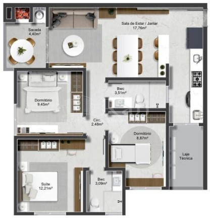 Imagem Apartamento com 3 Quartos à Venda, 80 m² em Centro - Camboriú Imagem Apartamento com 3 Quartos à Venda, 80 m² em Centro - Camboriú