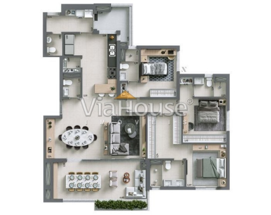 Imagem Apartamento com 3 Quartos à Venda, 151 m² em Jardim Olhos Dagua - Ribeirão Preto Imagem Apartamento com 3 Quartos à Venda, 151 m² em Jardim Olhos Dagua - Ribeirão Preto