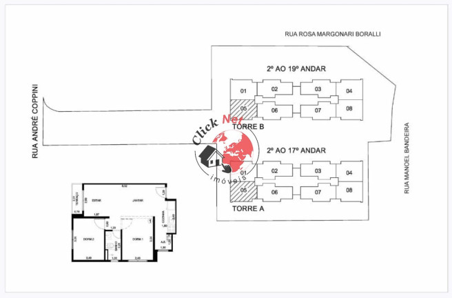 Foto do imóvel Apartamento com 2 Quartos à Venda, 47 m² em Santa Terezinha - São Bernardo Do Campo
