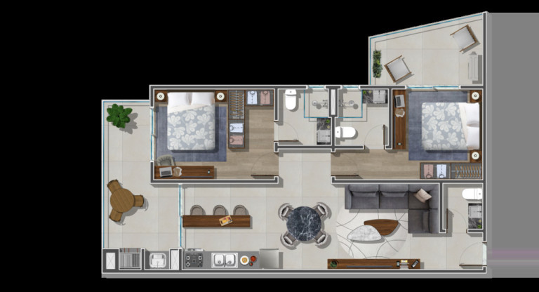 Imagem Imóvel com 2 Quartos à Venda, 69 m² em Fazenda - Itajaí Imagem Imóvel com 2 Quartos à Venda, 69 m² em Fazenda - Itajaí