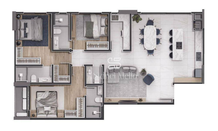 Imagem Apartamento com 3 Quartos à Venda, 120 m² em Praia Brava - Itajaí