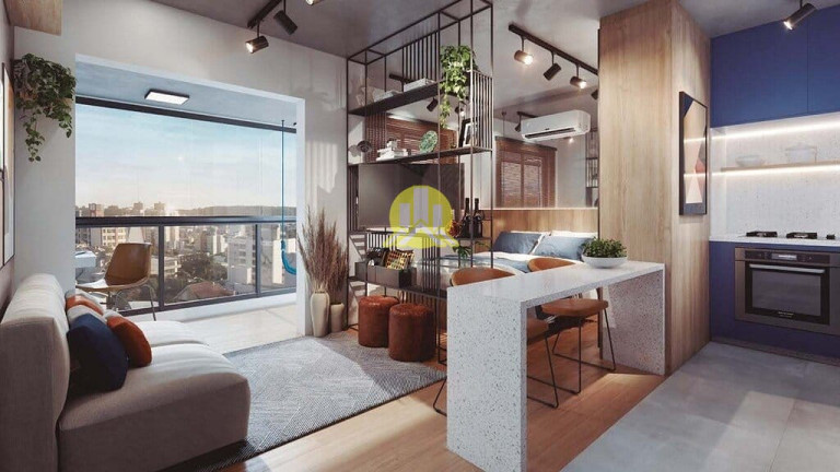 Imagem Studio com 1 Quarto à Venda, 22 m² em Mercês - Curitiba Imagem Studio com 1 Quarto à Venda, 22 m² em Mercês - Curitiba
