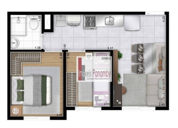 Imagem Apartamento com 2 Quartos à Venda, 33 m² em Barra Funda - São Paulo Imagem Apartamento com 2 Quartos à Venda, 33 m² em Barra Funda - São Paulo