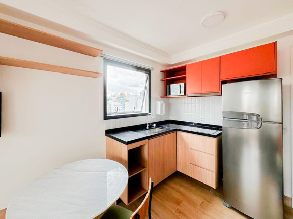 Imagem Apartamento com 1 Quarto para Alugar, 34 m² em República - São Paulo