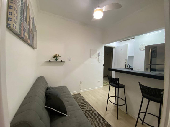 Imagem Kitnet com 1 Quarto à Venda, 30 m² em Boqueirão - Santos Imagem Kitnet com 1 Quarto à Venda, 30 m² em Boqueirão - Santos