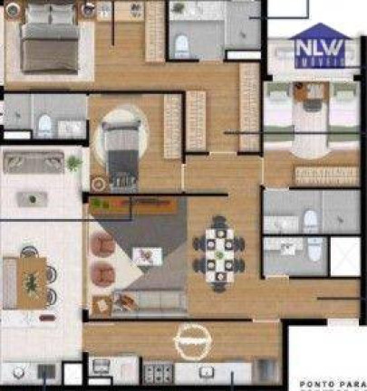 Apartamento com 3 Quartos à Venda, 108 m² em Mirandópolis - São Paulo