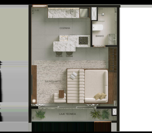 Imagem Imóvel com 1 Quarto à Venda, 38 m² em Setor Bueno - Goiânia Imagem Imóvel com 1 Quarto à Venda, 38 m² em Setor Bueno - Goiânia