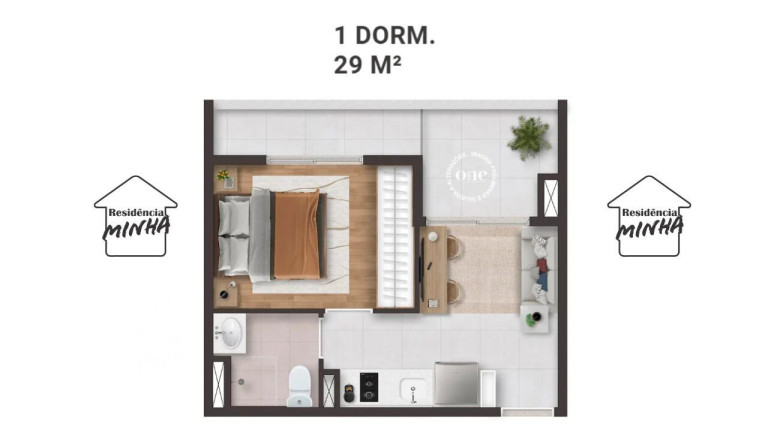 Imagem Imóvel com 1 Quarto à Venda, 29 m² em Bela Vista - São Paulo