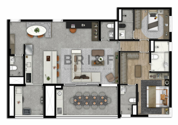 Imagem Apartamento com 3 Quartos à Venda, 130 m² em Brooklin - São Paulo Imagem Apartamento com 3 Quartos à Venda, 130 m² em Brooklin - São Paulo