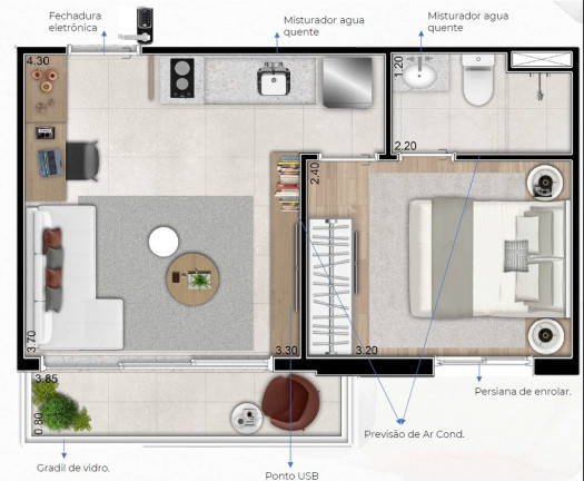Imagem Apartamento com 1 Quarto à Venda, 31 m² em Jardim Paulista - São Paulo Imagem Apartamento com 1 Quarto à Venda, 31 m² em Jardim Paulista - São Paulo