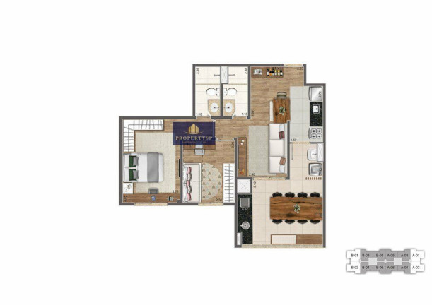 Imagem Apartamento com 2 Quartos à Venda, 68 m² em Barra Funda - São Paulo