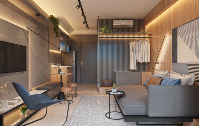 Imagem Loft com 1 Quarto à Venda, 23 m² em Santa Cecília - São Paulo