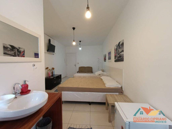 Imagem Apartamento com 1 Quarto para Alugar, 30 m² em Centro - Caraguatatuba