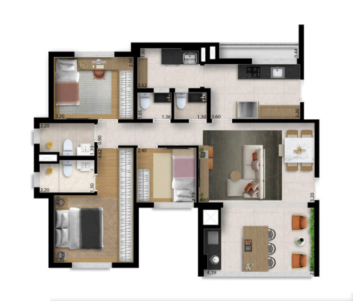Imagem Apartamento com 3 Quartos à Venda, 94 m² em Pinheiros - São Paulo Imagem Apartamento com 3 Quartos à Venda, 94 m² em Pinheiros - São Paulo