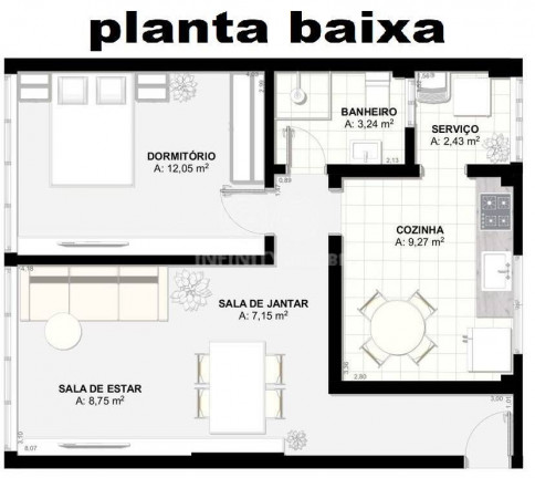 Imagem Apartamento com 1 Quarto à Venda, 55 m² em Mooca - São Paulo