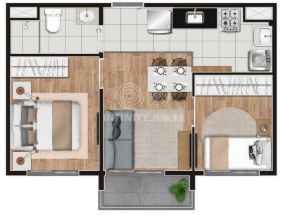 Imagem Apartamento com 2 Quartos à Venda, 36 m² em Cambuci - São Paulo Imagem Apartamento com 2 Quartos à Venda, 36 m² em Cambuci - São Paulo