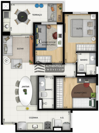 Imagem Apartamento com 2 Quartos à Venda, 54 m² em Centro - São Bernardo Do Campo Imagem Apartamento com 2 Quartos à Venda, 54 m² em Centro - São Bernardo Do Campo