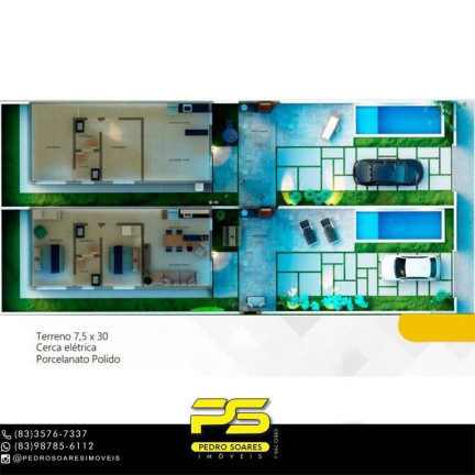 Imagem Casa com 2 Quartos à Venda, 80 m² em Conde Imagem Casa com 2 Quartos à Venda, 80 m² em Conde