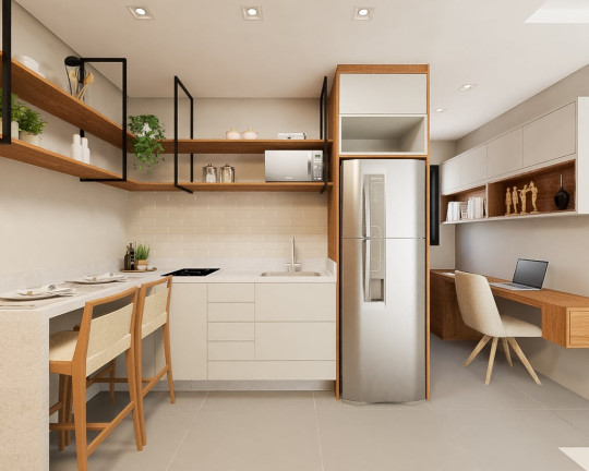 Imagem Apartamento com 1 Quarto à Venda, 24 m² em Mercês - Curitiba