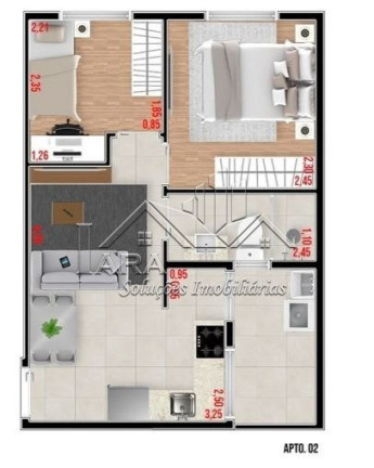 Imagem Apartamento com 1 Quarto à Venda, em Parque Das Paineiras - São Paulo Imagem Apartamento com 1 Quarto à Venda, em Parque Das Paineiras - São Paulo