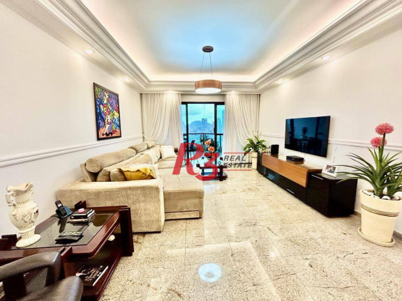 Imagem Apartamento com 3 Quartos à Venda, 162 m² em Boqueirão - Santos Imagem Apartamento com 3 Quartos à Venda, 162 m² em Boqueirão - Santos