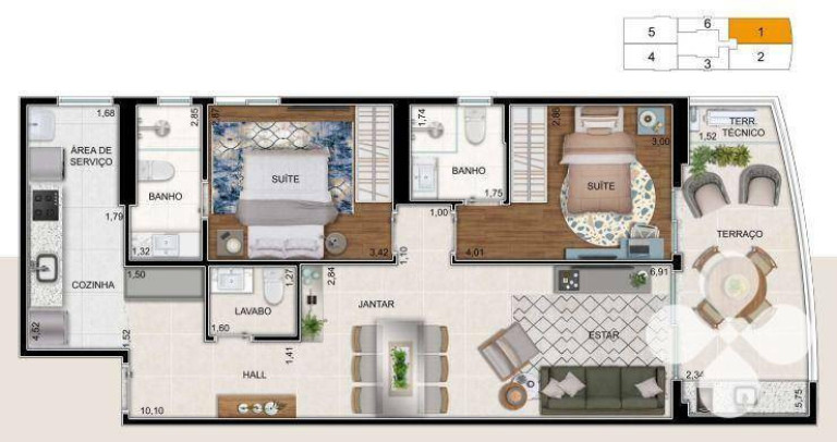 Imagem Imóvel com 1 Quarto à Venda, 44 m² em Ponta Da Praia - Santos Imagem Imóvel com 1 Quarto à Venda, 44 m² em Ponta Da Praia - Santos