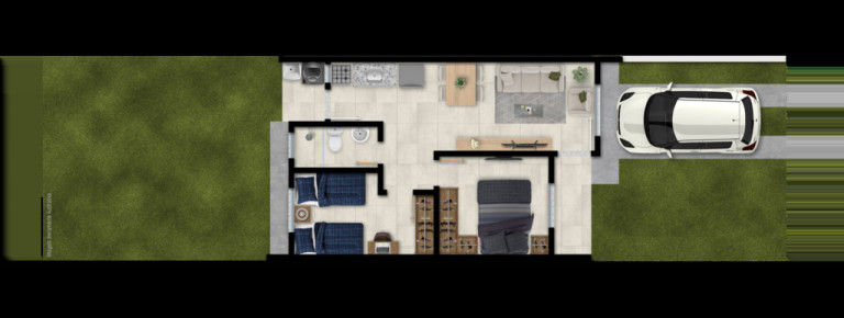 Imagem Casa de Condomínio com 2 Quartos à Venda, 53 m² em Morada Do Vale Ii - Gravataí Imagem Casa de Condomínio com 2 Quartos à Venda, 53 m² em Morada Do Vale Ii - Gravataí