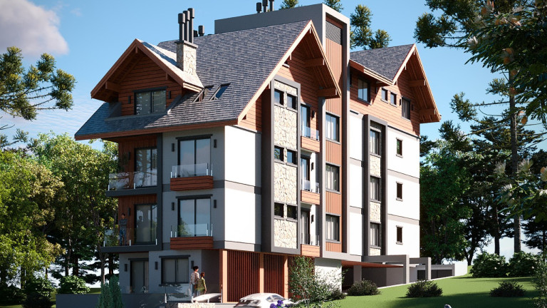 Apartamento com 2 Quartos à Venda, 94 m² em Centro - Gramado